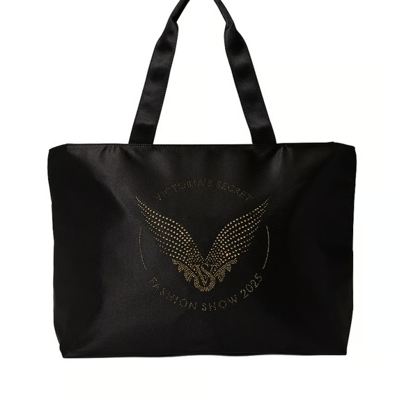 NWT! Victoria's Secret 2025 FASHION SHOW Black Tote - Picture 7 of 15